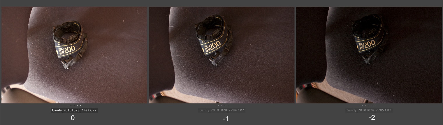metering dark subjects example